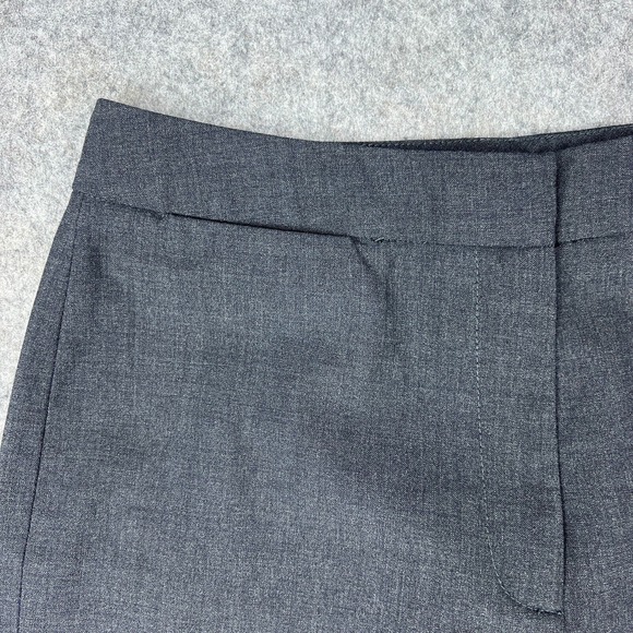 Eddie Bauer Pants Womens 8 Dark Gray Wool Straight Leg Stretch Career Trousers - Picture 3 of 13